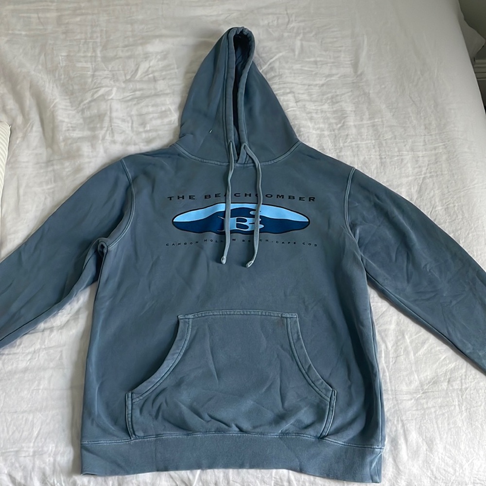 Beachcomber Sweatshirt, color blueish/gray, mens size M, lightly worn